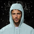 thumbnail image 5 of Summer Autumn Mens Rain Jacket Raincoat Windbreaker Running Waterproof Lightweight Packable with Hood Travel Hiking Cycling Trendy Coat for Outdoors Activities Plus Size, 5 of 9