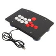 Arcade Fight Stick with USB 2.0 Port 5 Directional Keys and 8 Large