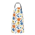 thumbnail image 2 of Lsque Flower Waterproof Apron Chef Aprons for Men Heavy Duty Chemical Work Apron Extra Long Grilling Aprons with Adjustable Bib Apron, 2 of 9