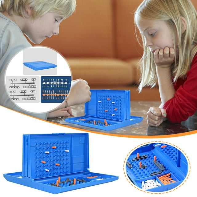 QIPOPIQ Battleship Classic Board Game, Strategy Game for Kids Ages 7 and Up, Fun Kids Game for 2 Players