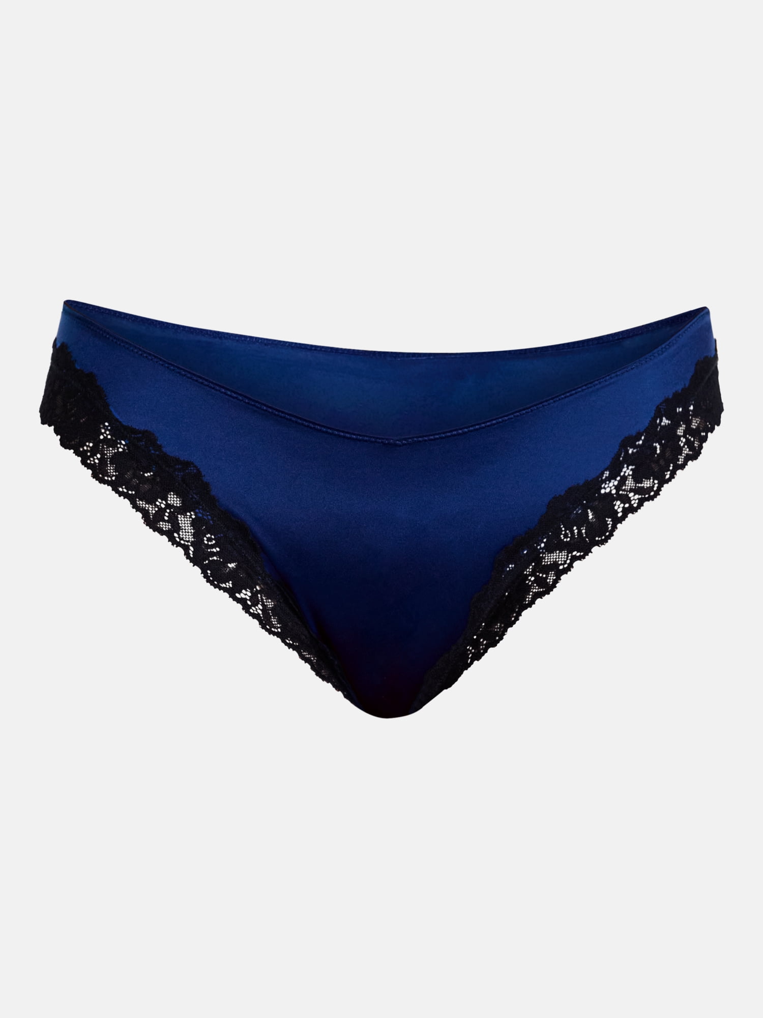 Joyspun Women's Shine & Lace Thong, 3-Pack, XS - XXXL