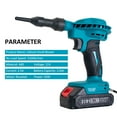 thumbnail image 3 of 21V Lithium Small Blower Home Dust Blower High-Power Brushed Motor Electric Blower Strong Wind Air, 3 of 7