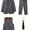 Dark Gray, variant on Lycody 4-Piece Boy's Formal Slim Suit Set Kids and Teen Suits for Wedding Prom Graduate - Includes Suit Jacket, Dress Pants, Vest, Neck Tie