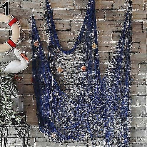 Fishing Net Seaside Wall Beach Party Sea Shells Wall Ceiling Bar Home Decor