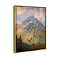 thumbnail image 3 of Stupell Soaring Eagle Mountain Valley Landscape Photography Gold Floater Framed Art Print Wall Art, 3 of 9