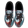 thumbnail image 2 of Happy Valentine's Day Skull Couple Dacing Romantic Shoes Sneakers Black Size 12, 2 of 7