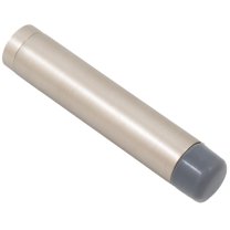 Contemporary Round Door Stop, 3 Inches, Satin Nickel by Stone Harbor Hardware