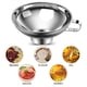 thumbnail image 4 of Stainless Steel Wide Mouth Funnel Canning Jars Funnel Kitchen Oil/Wine Pouring Tool, 4 of 5