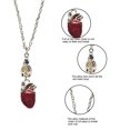 thumbnail image 2 of 2pcs Boho Style Vintage Bat-Shaped Pendant Necklace with Bleeding Heart, 2 of 5