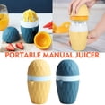 thumbnail image 1 of YYV Citrus Hand Juicer Manual Lemon Orange Squeezer Hand Press Fruit Extractor Portable Easy Grip Manual Juice Press Hand Squeezer for Kitchen Bar Tools, 1 of 5