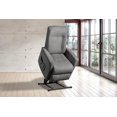 thumbnail image 2 of Topline Home Furnishings Charcoal Grey Lift Chair, 2 of 3