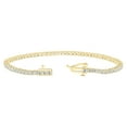 thumbnail image 5 of SZUL Women's 4 Carat TW Diamond Tennis Bracelet in 14K Yellow Gold, 5 of 6