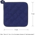 thumbnail image 5 of 4 Pack Cotton Pot Holders Cotton Made Machine Washable Heat Resistant Everyday Kitchen Basic Terry Pot Holder, Hot Pads, Trivet for Cooking and Baking, 5 of 6