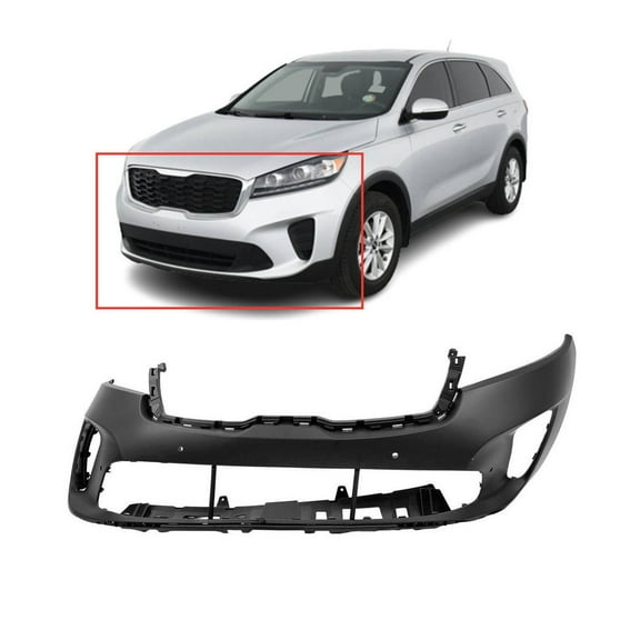 DCP Front Bumper Cover For 2019-2020 Kia Sorento L LX EX 86510C6510 KI1000203