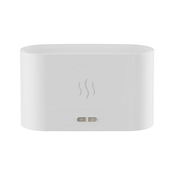 Difusor de aceites esenciales con luz de llama simulada, humidificador portátil de aromaterapia para el hogar y la oficina, difusores de aire aromáticos silenciosos.