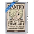thumbnail image 3 of One Piece - Vinsmoke Sanji Wanted Poster Wall Poster, 14.725" x 22.375" Framed, 3 of 5