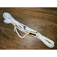 thumbnail image 3 of Mutton Rope Poly 5/5 Right & Left Hand- 13/16" x 7/8" Soft - EPT Mutton Riding Rope 7' (White, 7 Ft), 3 of 8