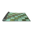 thumbnail image 2 of Ahgly Company Indoor Rectangle Checkered Light Blue Modern Area Rugs, 6' x 9', 2 of 4