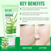 Mooyam Aloe Vera Exfoliating Gel, Moisturizing Facial Scrub 100ml