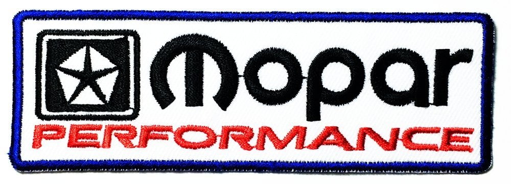 Mopar Embroidered Iron On Automotive Patch