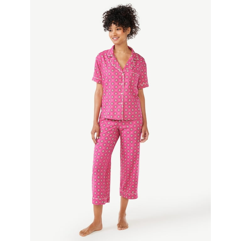 Womens woven pyjamas hot sale