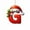 Z-G, variant on Moocorvic Christmas Initial Letters A Ornaments, Personalized Santa Claus Christmas Tree Decorations Pendant Gifts