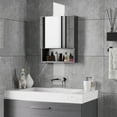 thumbnail image 2 of kleankin Armoire de Salle de Bain Murale avec Miroir et Étagères de Rangement, 2 of 9