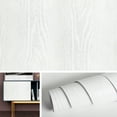 2024 DREAMFIRE Black Thicken Contact Paper Wood Peel and Stick Wall
