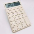 thumbnail image 3 of Washranp Desktop Calculator with LCD Display 12-Digit Mathematical and Sensitive Button,Solid Color Simple Office Electronic Calculator, 3 of 5