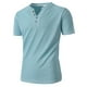 thumbnail image 5 of pstuiky camisetas de hombre, Camisa informal de verano para hombre, de manga corta, color liso, con cuello en V y bolsillo ropa de hombre l, 5 of 8