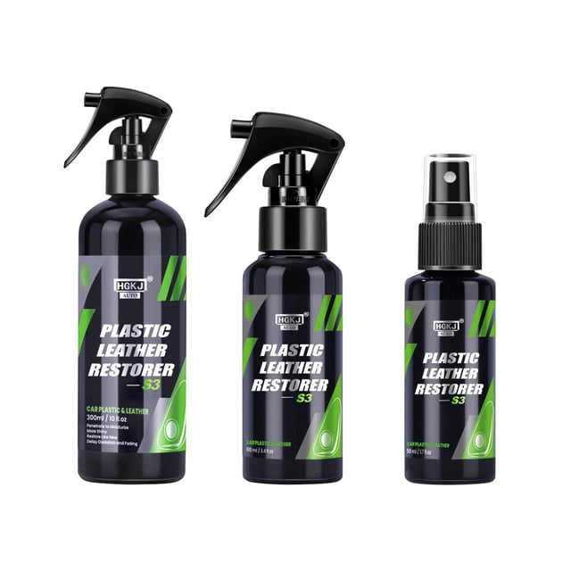 Juego De 3 De Plástico Para Cuero De Coche, Líquido De Fórmula Premium DYNWAVEMX Agente de pulido de automóviles