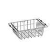 thumbnail image 1 of Telescopic Drain Basket Dish Drying Rack Basin Stainless Steel Accessories Over The Filter Fruit Vegetable Drainer for Kitchen Accessories 201, 1 of 9