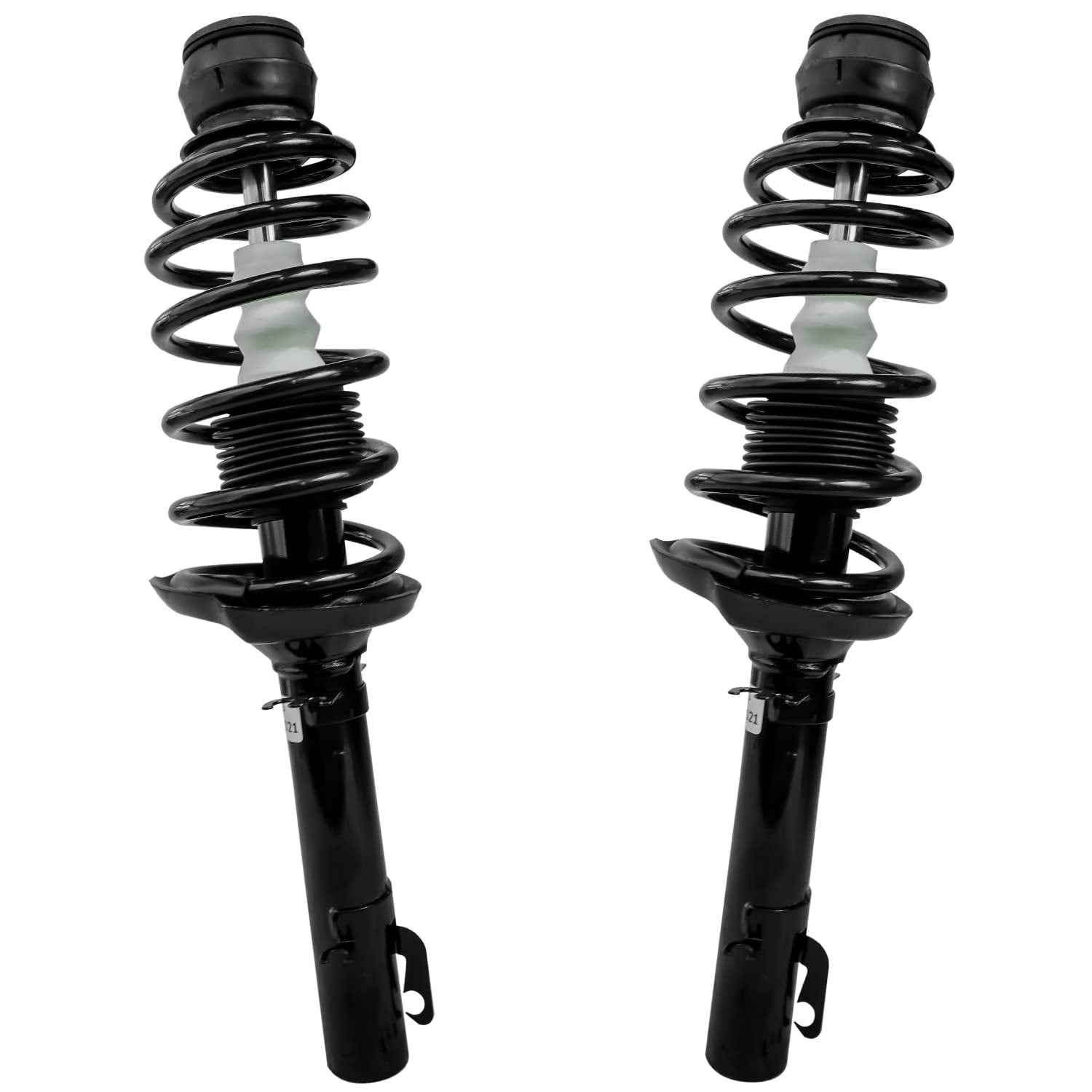 Detroit Axle - Struts Shocks for 1998-2010 Volkswagen Beetle 1999-2006 Golf 1999-2005 Jetta Complete 2 Front Struts with Coil Spring 2 Rear Shock Absorbers Replacement Ready Struts Assembly