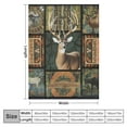 thumbnail image 4 of ONETECH Hunting Deer Blanket Soft Lightweight Camo Elk Flannel Blanket Cozy Warm Bedding Decor Fuzzy Plush Throw Blanket Gifts for Lover Boys Girls Kids Women Adults Bed Travel, 4 of 6