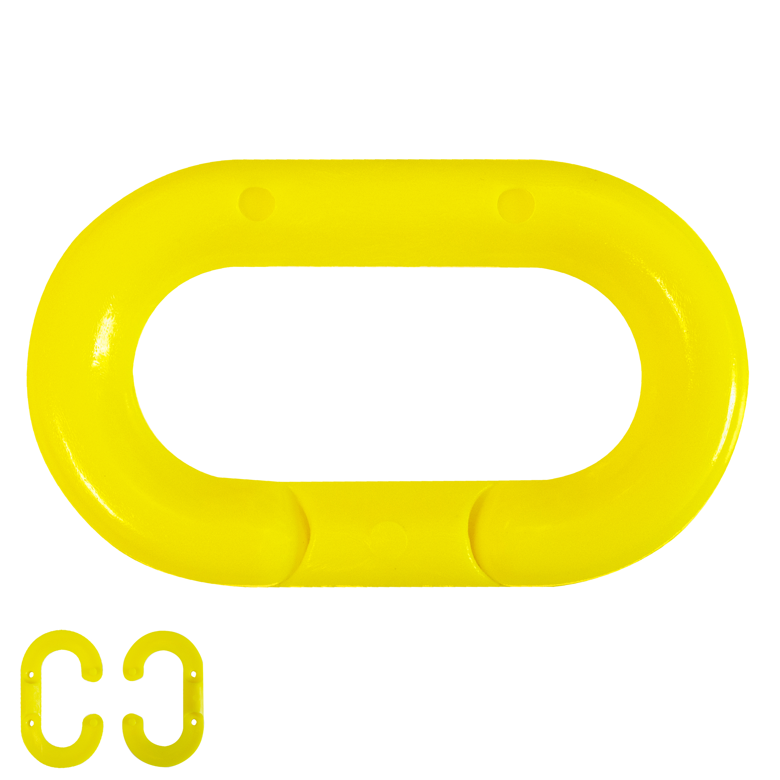 Yellow Plastic Master Link 3 IN Link 10 Pk