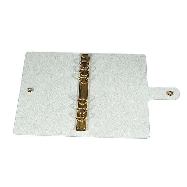 Round Binder Cover, Transparent Water, Dust Functional, 6 Binder Cover