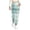 Light Blue A5, variant on Hrsba Pajama Pants for Women,Floral Print Comfortable Sleep Bottoms Elastic Waist Home Wear