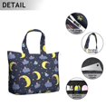 thumbnail image 5 of Sac de Voyage Thème Cosmos Ciel Étoilé Grande Capacité Sac de Week-End Léger avec Sangle Réglable pour Gym Voyage, 5 of 5