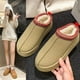 thumbnail image 5 of Zapatos de mujer europeos y americanos, botas de nieve para mujer, moda de invierno, zapatos de algodón de felpa con punta cerrada integrados para mujer, 5 of 6