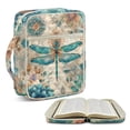 thumbnail image 2 of Xixirimido Bible Cover Case for Women Men Large Bible Cover with Handle Quilted Bible Carrying Case Bag Bible Study Supplies Accessories, Dragonfly Boho Mandala, 2 of 7