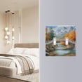 thumbnail image 5 of Dailycode Light Switch Plate Covers 3 Gang Wall Plate Plastics Outlet Covers for Kitchen Home Office Decor Bridge on Forests, 5 of 8