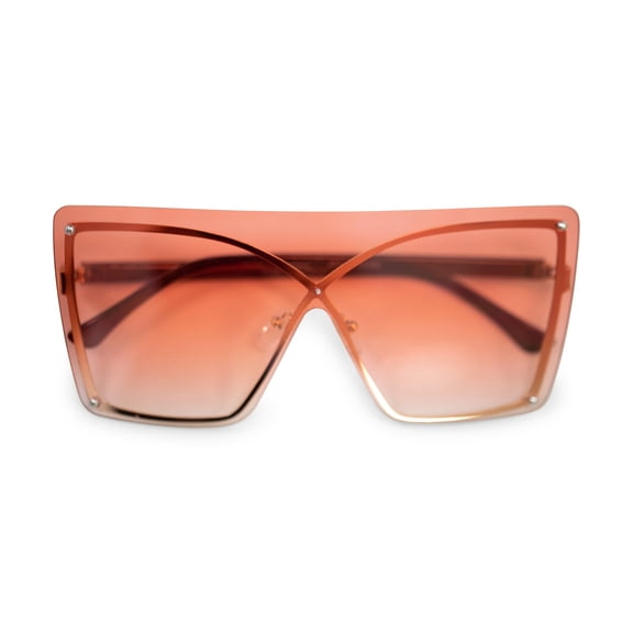 Pink Square Frame Sunglasses