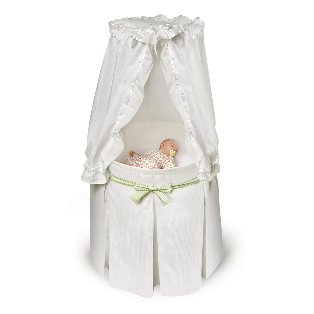 Badger Basket Empress Round Baby White