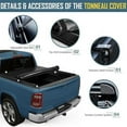 thumbnail image 2 of Perfit Liner 6.1 FT (73") Bed Soft Roll Up Tonneau Cover Fits 2005-2025 Nissan Frontier (NOT for The Mexican-spec) Truck Cargo Topper, Softtop (w/or w/o Utility Track System), 2 of 7