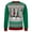 Emerald, variant on Ugly Christmas Sweater for Holiday Fun Tacky Unisex Design, Perfect Snug Fit Breathable Crewneck (Emerald, X-Large)