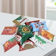 thumbnail image 5 of Zjunqe 12PCS Christmas Pillow Boxes Merry Christmas Kraft Gift Card Holder Box Xmas Theme Candy Jewellery Box for Xmas Holiday Small Gifts Party Favors Supplies gift card box, 5 of 7