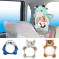 thumbnail image 1 of Flmtop Cute Cartoon Animal Car Headrest Mount Baby Safety Observation Rearview Mirror, 1 of 7