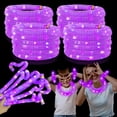 thumbnail image 1 of Glow Sticks Party Favors Kannove Purple Light Up 24 unidades para niños, 1 of 6