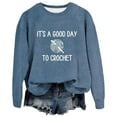 thumbnail image 4 of Mode Décontractée pour Femmes, Sweat à Capuche à Manches Longues et Col Rond Imprimé Lettre, Épaules Dénudées, Veste à Fermeture Éclair Complète, Vêtements pour Femmes Âgées, Chandails à Capuchon Athlétiques, 4 of 4