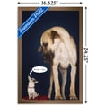 thumbnail image 3 of Dogs - Screw You Wall Poster, 14.725" x 22.375", Framed, 3 of 3